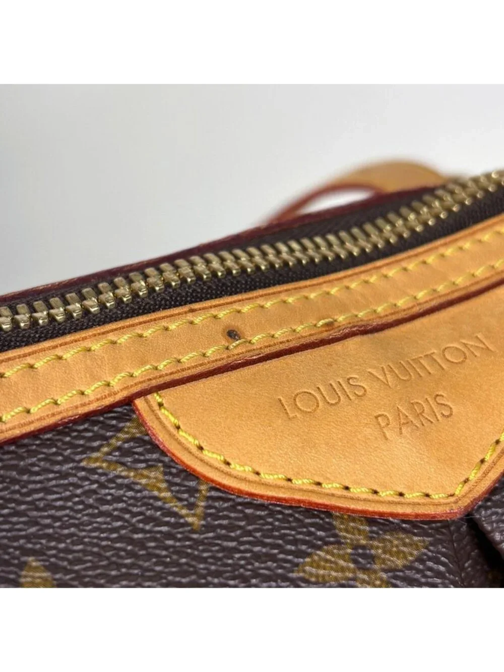 Louis Vuitton Palermo GM Handbag 2-Way Shoulder Tote Monogram Brown